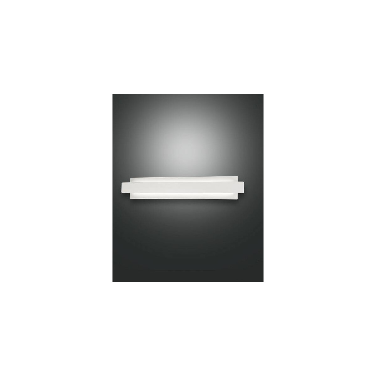 Fabas Luce Regolo Wandleuchte LED 1x21W Metall und Glas Weiss