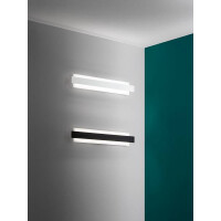 Fabas Luce Regolo Wandleuchte LED 1x21W Metall und Glas Weis