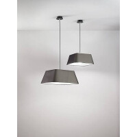 Fabas Luce Allegra Pendelleuchte E27 1X60W Metall und Stoff 