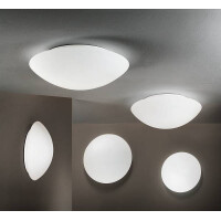 Fabas Luce Pandora LED Deckenleuchte LED 1x18W Metall und ge