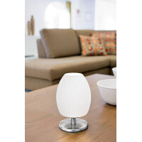 Fabas Luce Rockford Tischleuchte G9 LED 1x3W Metall und gebl