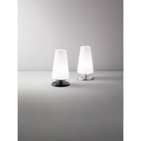 Fabas Luce Milady Tischleuchte G9 LED 1x3W Metall und geblas