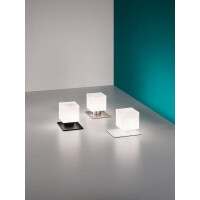 Fabas Luce Zara Tischleuchte G9 LED 1x3W Metall und geblasen