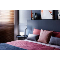Fabas Luce Zara Tischleuchte G9 LED 1x3W Metall und geblasen