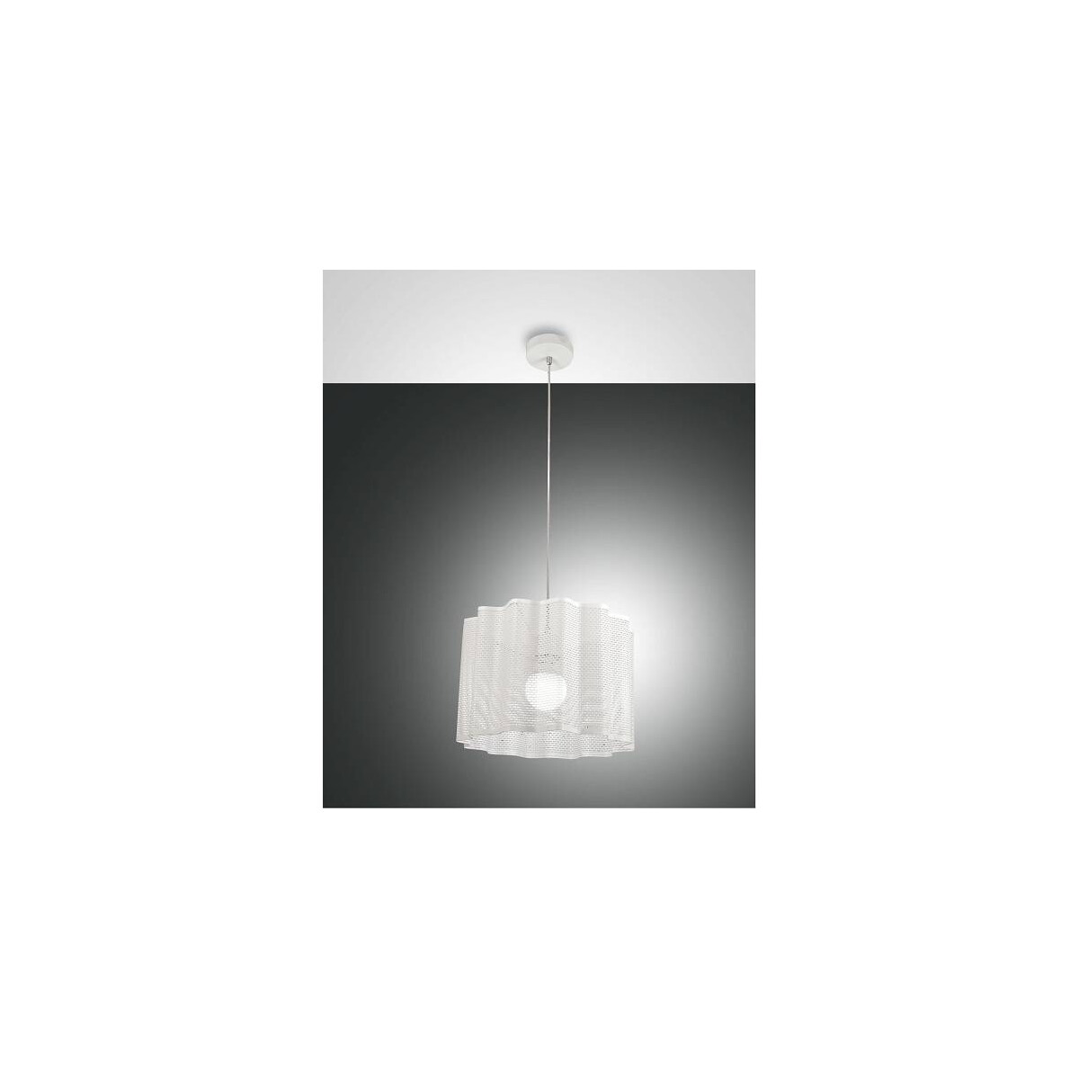 Fabas Luce Glicine Pendelleuchte E27 1X60W weiss