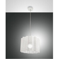 Fabas Luce Glicine Pendelleuchte E27 1X60W weiss 3581-40-102