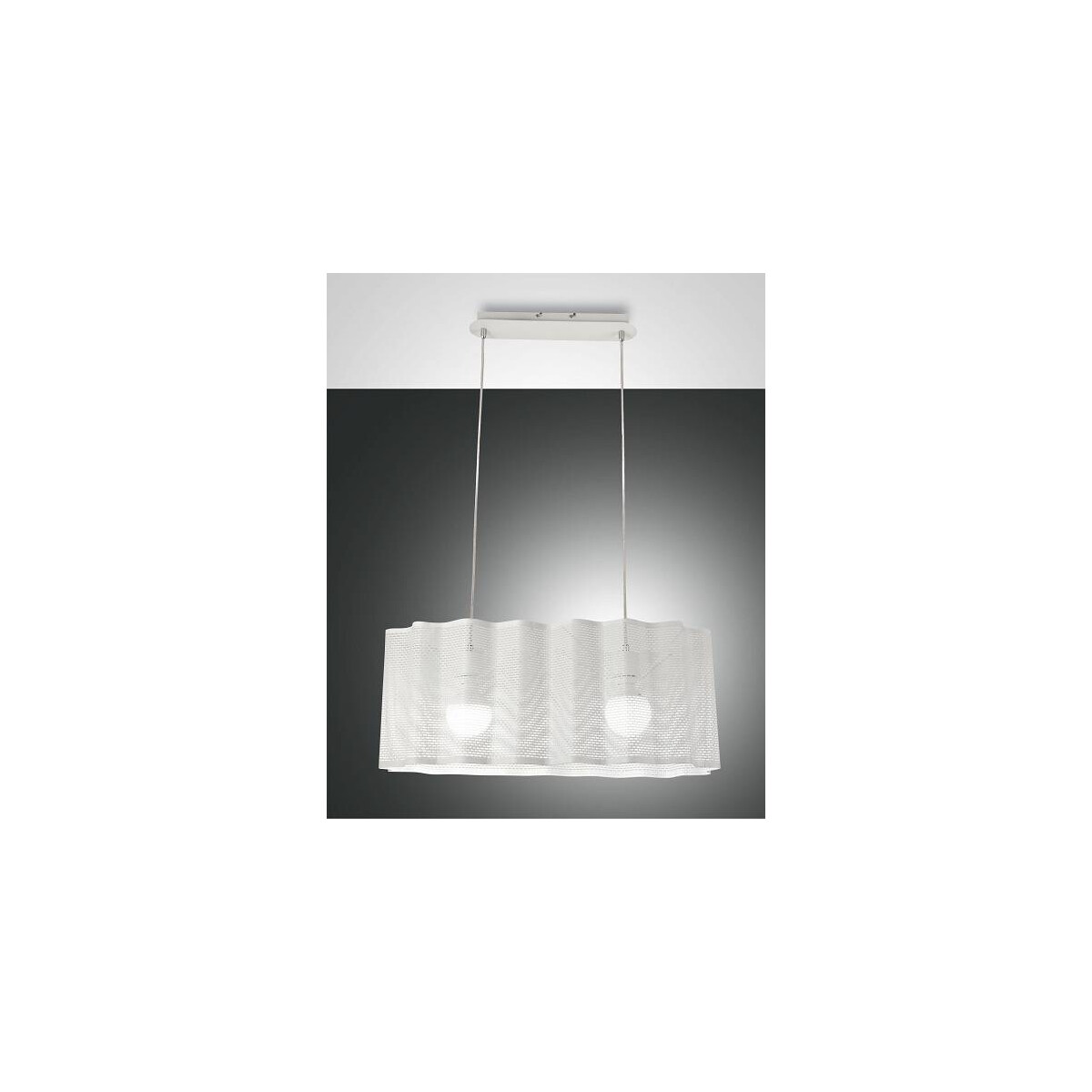 Fabas Luce Glicine Pendelleuchte E27 1X60W weiss