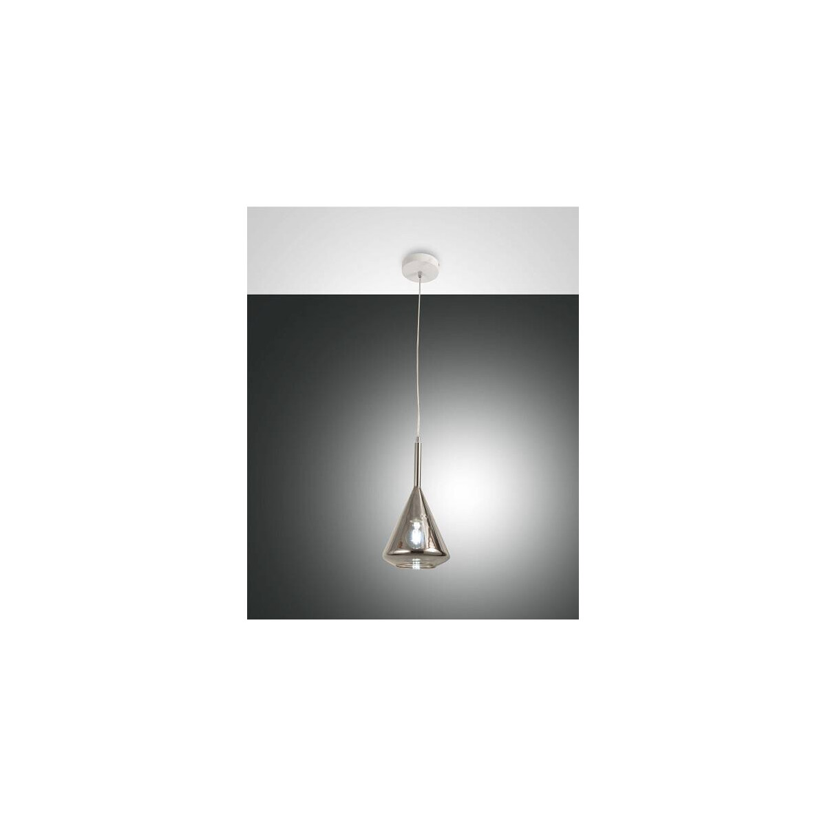 Fabas Luce Tris Pendelleuchte E27 1X40W fumé