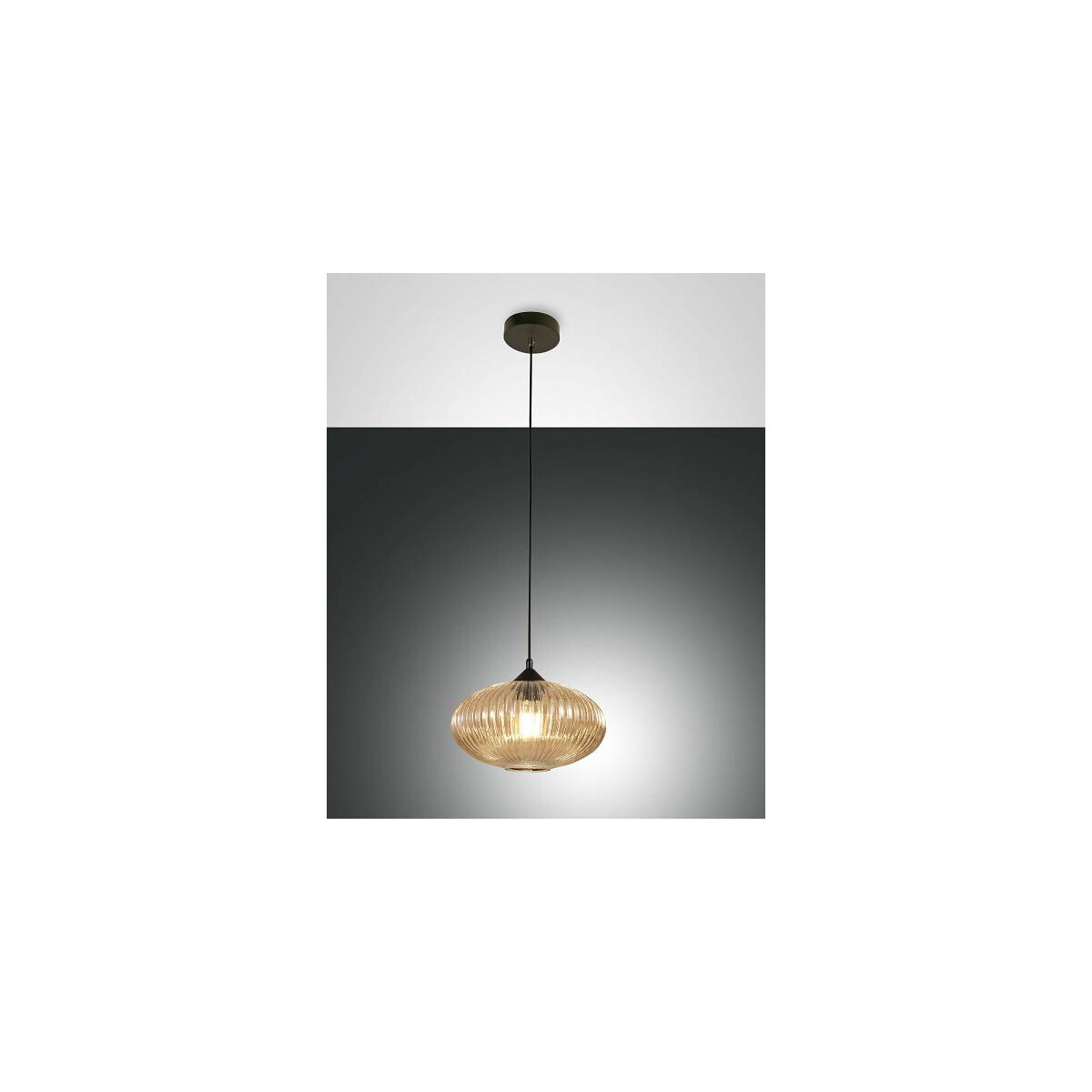 Fabas Luce Fiordaliso Pendelleuchte E27 1X40W amber