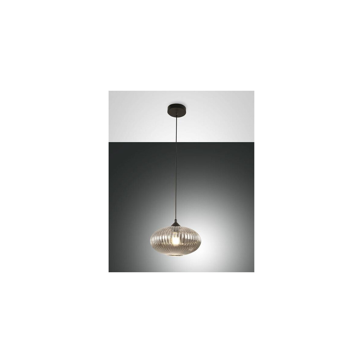 Fabas Luce Fiordaliso Pendelleuchte E27 1X40W fumé