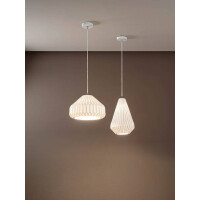 Fabas Luce Vigor Pendelleuchte E27 1x40W Metall- und Keramik