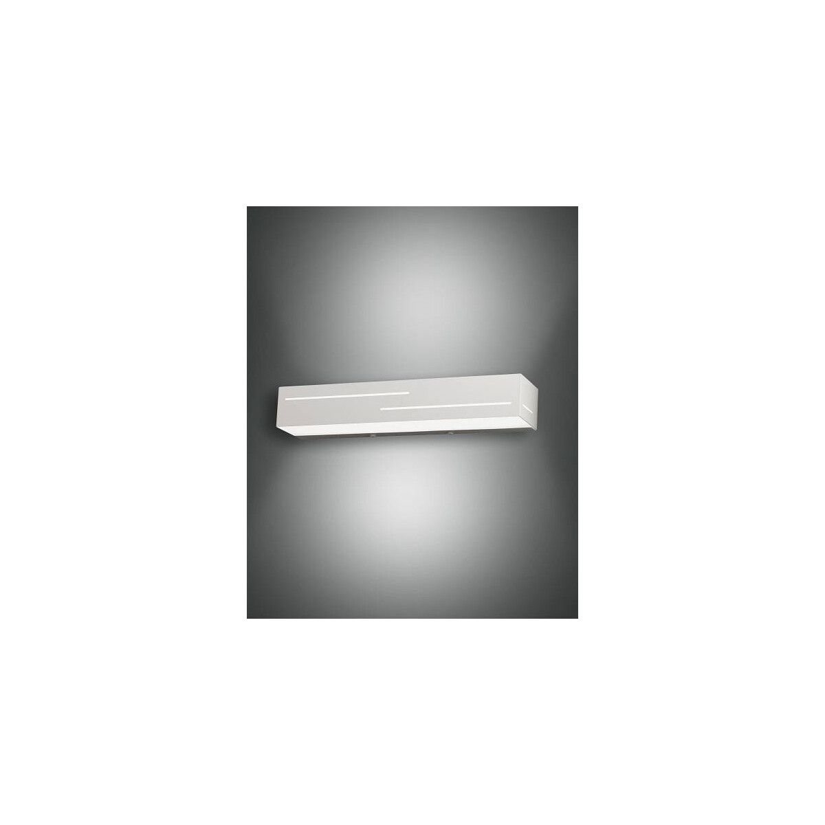 Fabas Luce Banny Wandleuchte LED 2x9W Metall- und Methacrylat weiß
