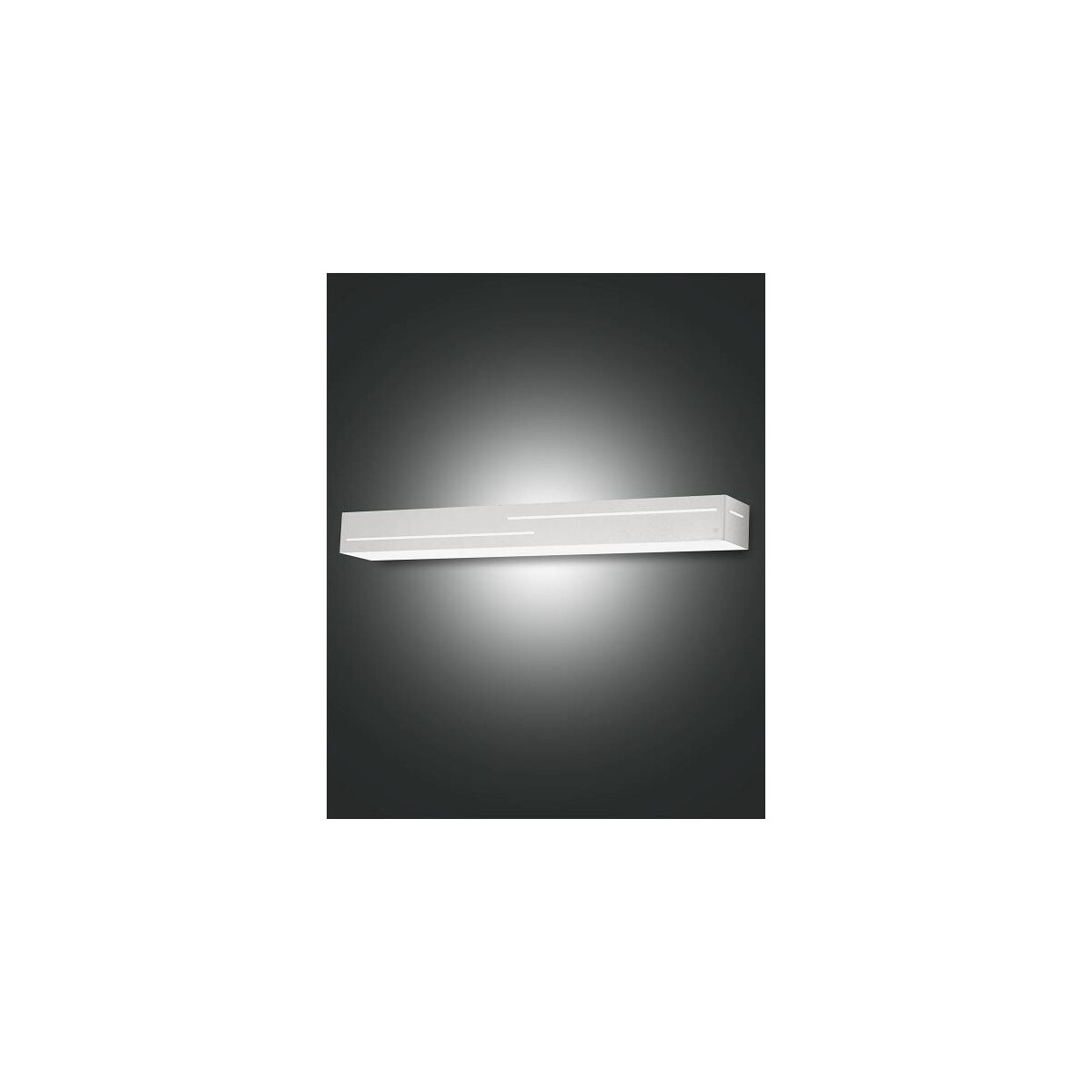 Fabas Luce Banny Wandleuchte LED 1x24W Metall- und Methacrylat weiß