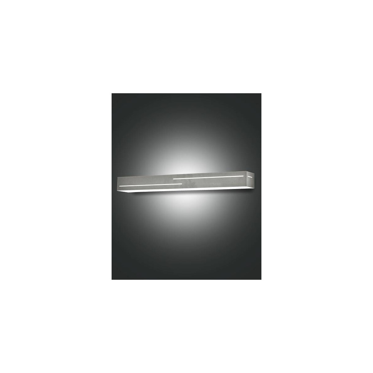 Fabas Luce Banny Wandleuchte LED 1x24W Metall- und Methacrylat Anthrazit