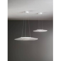 Fabas Luce Vela Pendelleuchte LED 1x24W Metall- und Methacry