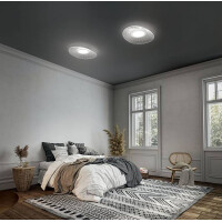 Fabas Luce Vela Deckenleuchte LED 1x24W Metall- und Methacry
