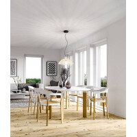Fabas Luce Diamond Pendelleuchte E27 1x40W Metall und zentri