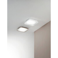 Fabas Luce Hugo Deckenleuchte LED 1x18W Metall und gebogenes