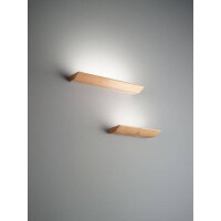 Fabas Luce Linus Wandleuchte LED 1x14W Metall und Holz mit G