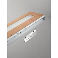 Fabas Luce Linus Wandleuchte LED 1x14W Metall und Holz mit G