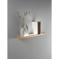 Fabas Luce Linus Wandleuchte LED 1x27W Metall und Holz mit G
