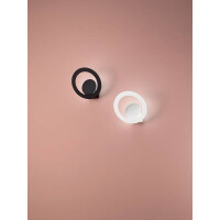 Fabas Luce Hector Wandleuchte LED 1x14W Metall Schwarz 2