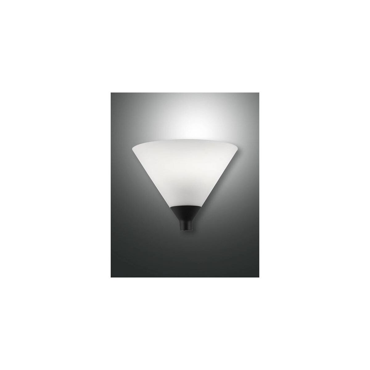 Fabas Luce Vincent Wandleuchte E27 1x40W Metall und geblasenes Glas Weiss