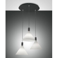 Fabas Luce Vincent Pendelleuchte E27 3x4 gallery