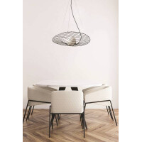 Fabas Luce Homa Pendelleuchte E27 1x40W Metall und geblasene