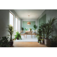 Fabas Luce Pevero Pendelleuchte E27 1x40W Metall und Holz Es