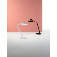 Fabas Luce Panarea Tischleuchte LED 1x10W Metall Schwarz mit