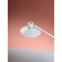Fabas Luce Panarea Tischleuchte LED 1x10W Metall Weiss mit s