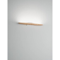 Fabas Luce Ribot Wandleuchte LED 1x17W Metall und Holz mit G