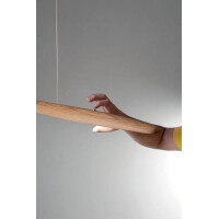 Fabas Luce Ribot Pendelleuchte LED 1x26W Metall und Holz mit