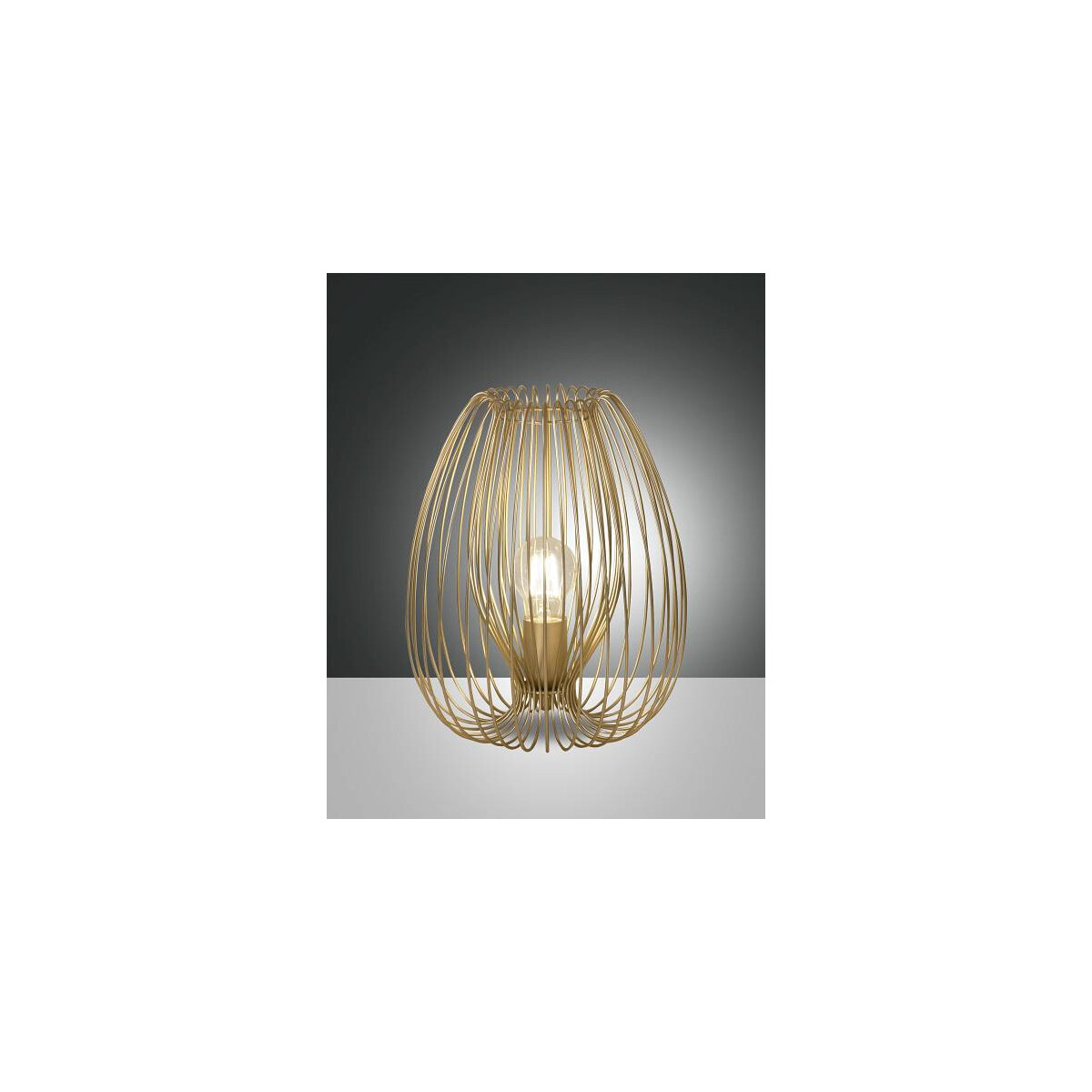 Fabas Luce CAMP Tischleuchte E27 1x40W gold edelmatt