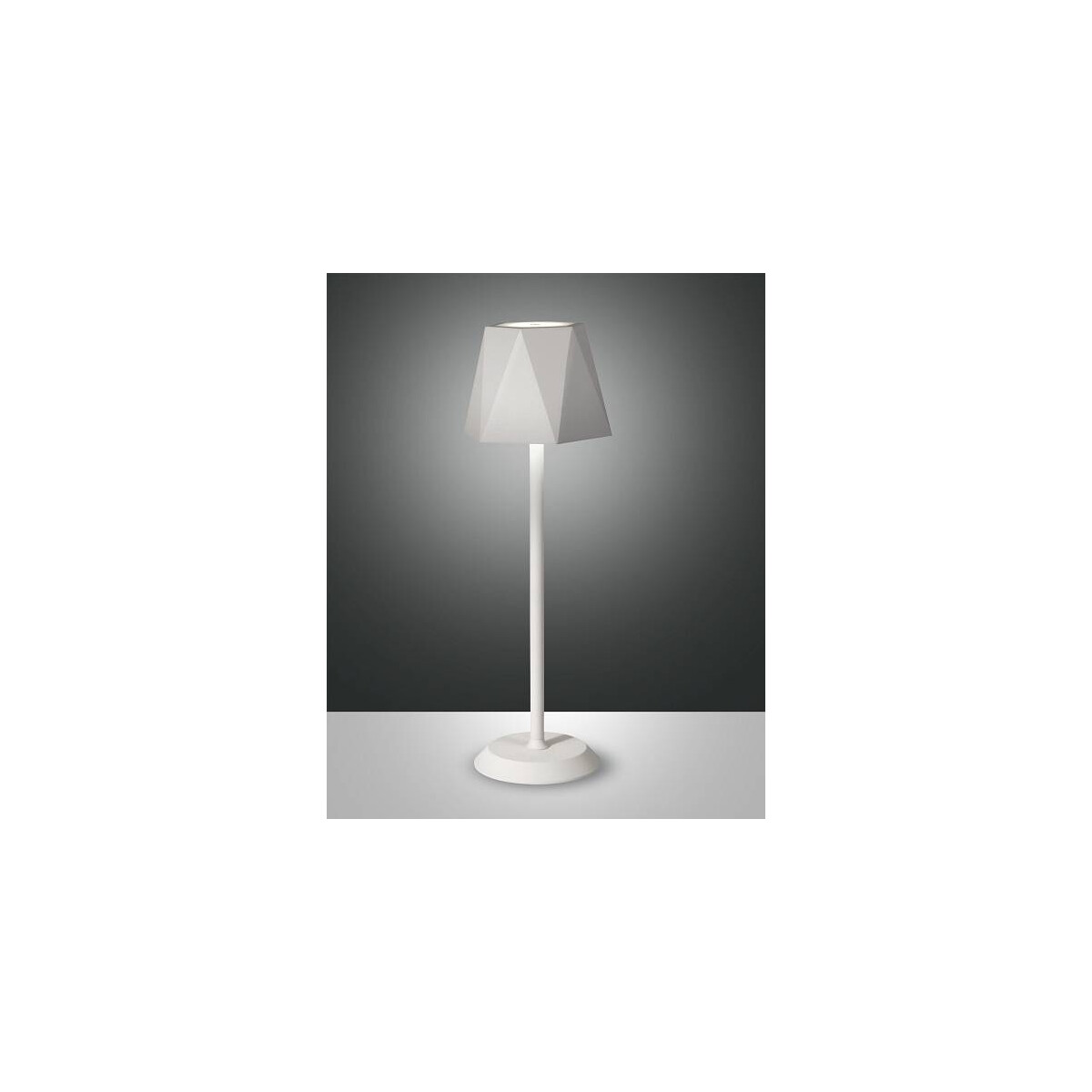 Fabas Luce KATY Akku Tischleuchte LED 1x3W weiß