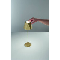 Fabas Luce KATY Akku Tischleuchte LED 1x3W gold edelmatt 3