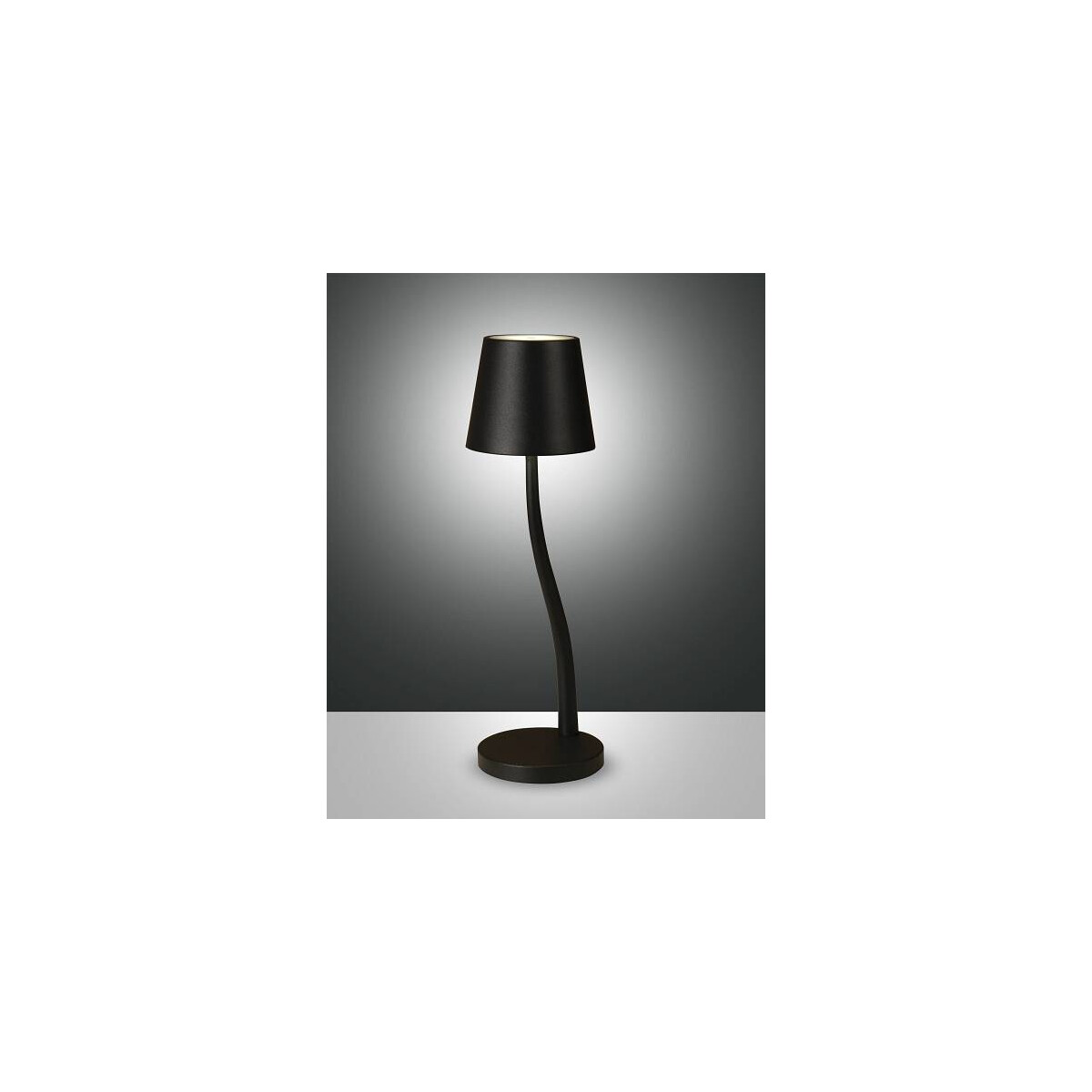 Fabas Luce JUDY Akku Tischleuchte LED 1x3W schwarz