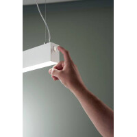 Fabas Luce Next Pendelleuchte LED 28W+30W Metall- und Polyca