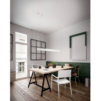Fabas Luce Next Pendelleuchte LED 28W+30W Metall- und Polyca
