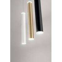 Fabas Luce Prado Pendelleuchte LED 1x 6.5W Metall- und Metha
