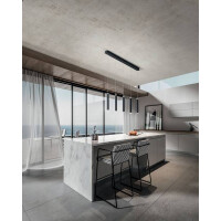 Fabas Luce Prado Pendelleuchte LED 5x 66W Metall- und Methac