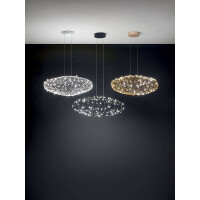 Fabas Luce Sumter Pendelleuchte LED 1x 18W Metall Weiß