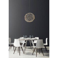 Fabas Luce Sumter Pendelleuchte LED 1x 18W Metall Gold edelm