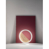 Fabas Luce Pierre Tischleuchten LED 1x 29W Metall und Holz W