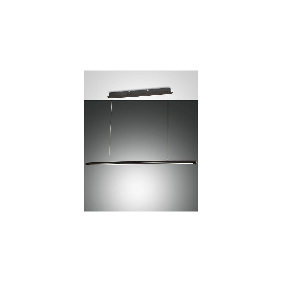 Fabas Luce Mason Pendelleuchte LED 2x 21W Metall- und Methacrylat Schwarz