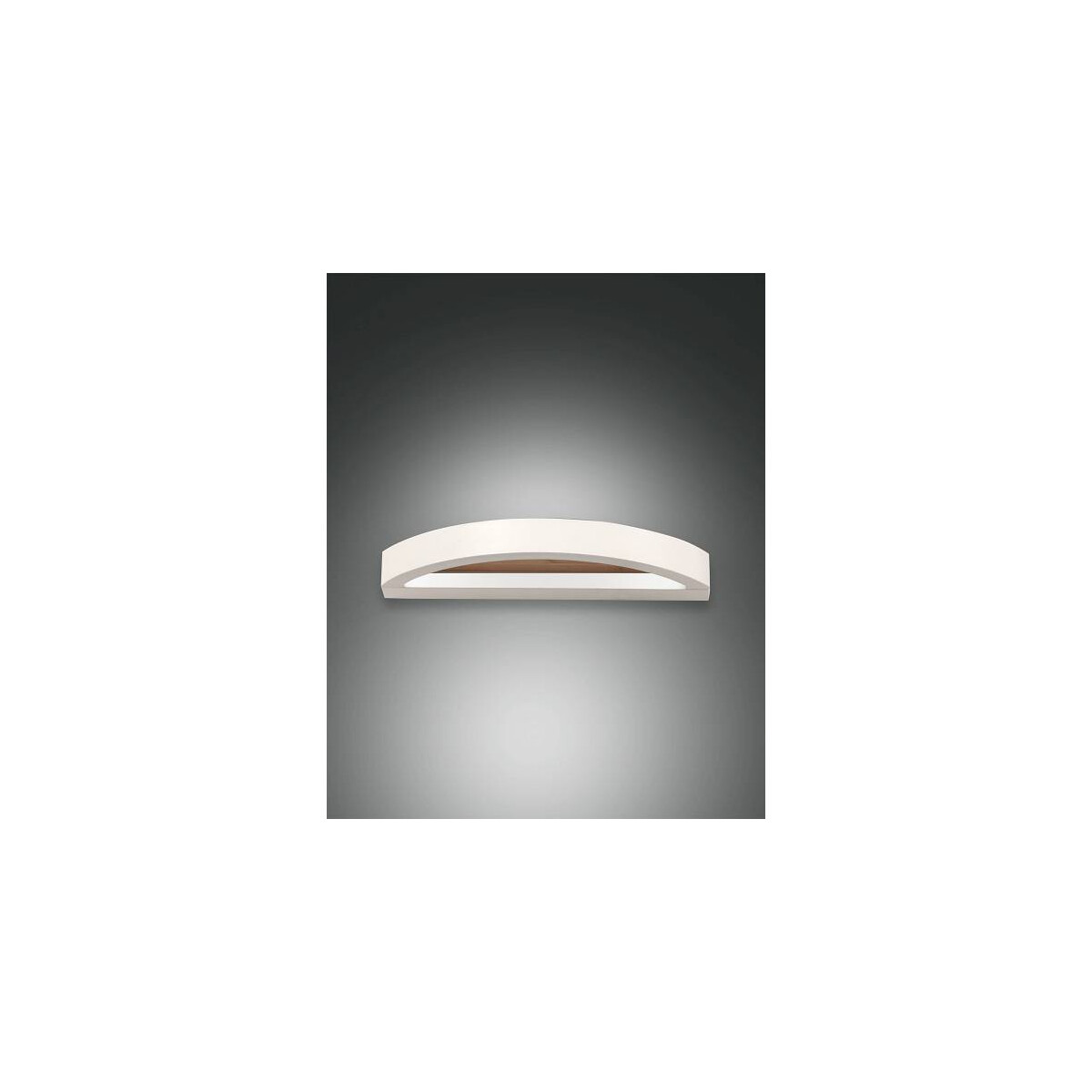 Fabas Luce Cordoba Wandleuchte LED 1x 12W Metall und Holz Weiss