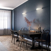 Fabas Luce Cordoba Wandleuchte LED 1x 12W Metall und Holz We