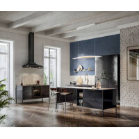 Fabas Luce Cordoba Pendelleuchte LED 1x 36W Metall und Holz 