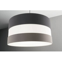 Fabas Luce Arona Pendelleuchte E27 3x40W Metall und Stoff Gr